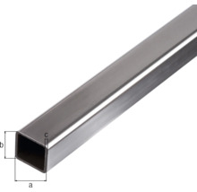 Tube carré en acier 80x80x2,5 mm, 1 m
