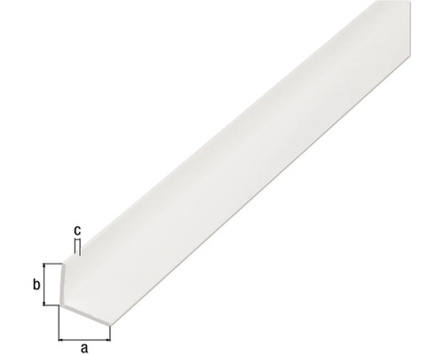 Kunststoff Winkelleiste mit Maßangaben