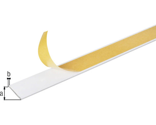 Selbstklebende Sockelleiste mit Schutzfolie