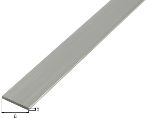 Matériau plat en aluminium avec indication des dimensions