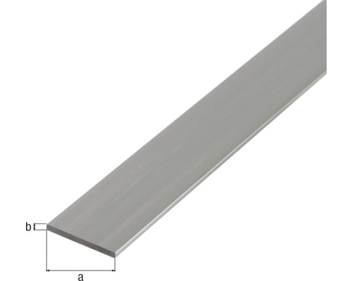 Metall Flachstange mit Massangaben