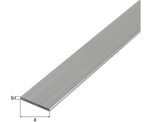 Flachmaterial aus Metall mit Massangaben