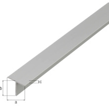 T-Profil Aluminium silber 15 x 15 x 1,5 x 1,5 mm 2 m-thumb-1