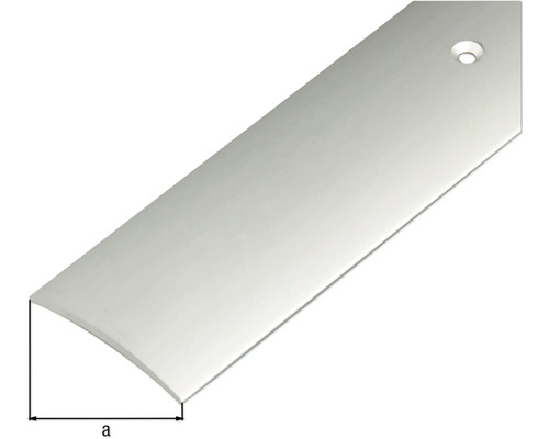 Profilé de sol en métal avec trous de perçage