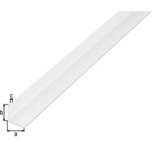 Winkelprofil PVC 10x10x1 mm, 2 m, gleichschenlig weiss-thumb-1