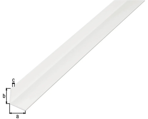 Profilé en H PVC blanc 25x6x1 mm, 2m - HORNBACH Luxembourg