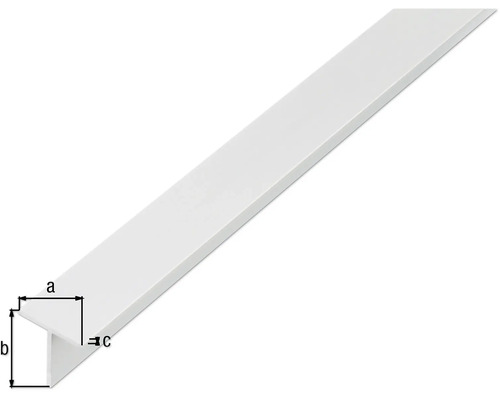 Cornière en plastique avec dimensions