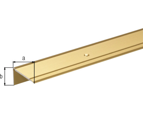 Treppenkantenprofil aus Aluminium mit Abmessungen