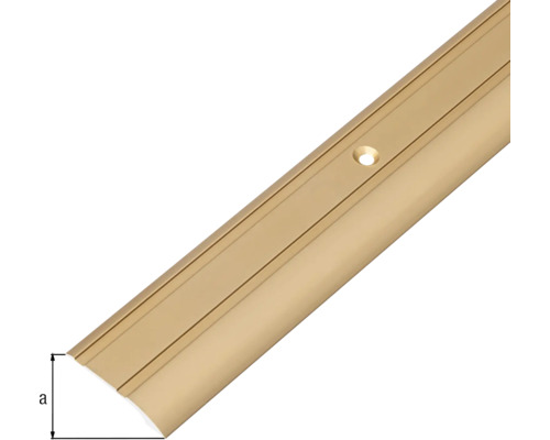 Profilé de finition en métal avec trou de fixation