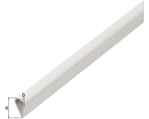 Profilé d''angle en plastique avec dimensions