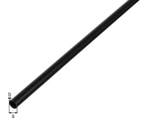 Tube en plastique avec les dimensions A et B