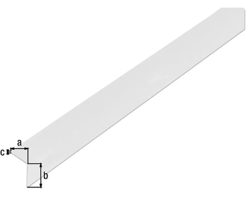 Illustration eines Winkels mit den Seitenlängen a, b und c