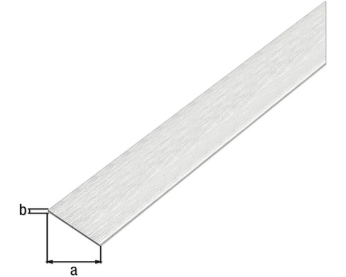 Aluminium Winkelprofil mit Maßangaben