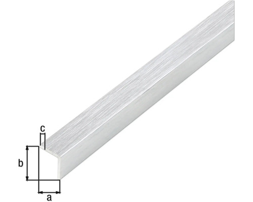 Aluminium U-Profil mit Massangaben