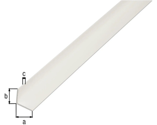 Kunststoffleiste mit Maßangaben