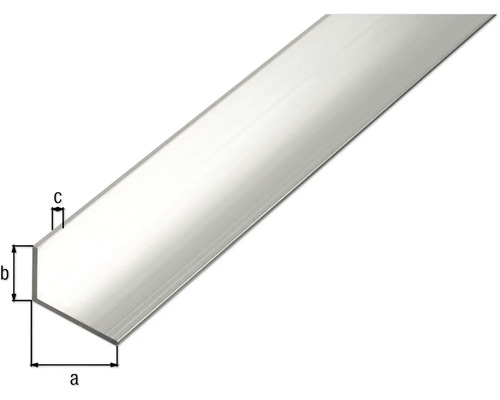 Profilé d''angle en aluminium avec dimensions