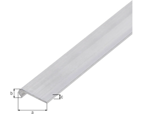 Profilé de protection des bords en aluminium avec dimensions