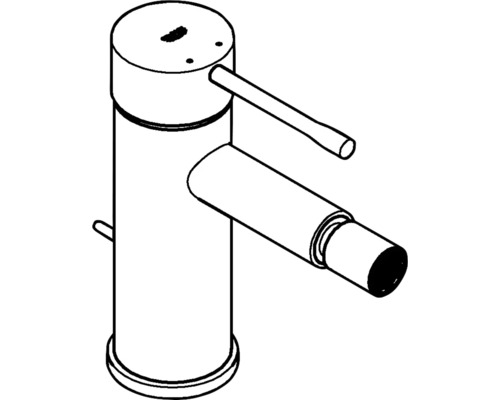 Dessin d''un robinet pour lavabo