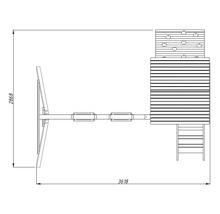 Palmako Spielturm Jesper Set 3