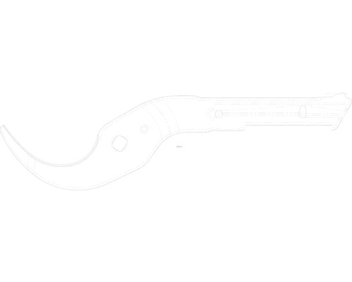 Vue détaillée de la serpe