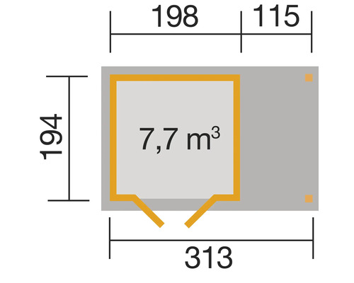 Plan avec dimensions