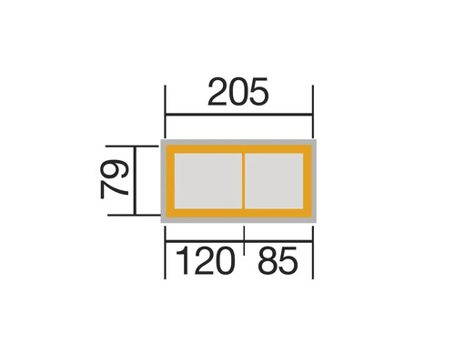 Schéma avec dimensions