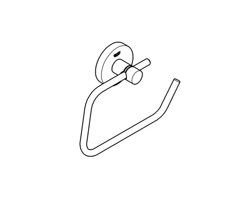 Anneau porte-serviettes pour montage mural