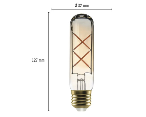 Lampe tubulaire décorative de 32 mm de diamètre et 127 mm de long