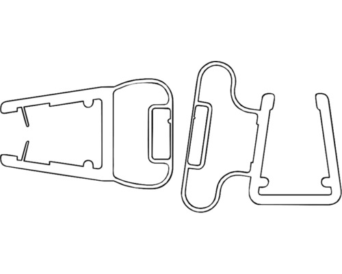 Illustration des composants de la poignée de fenêtre