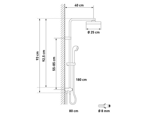 DIAQUA Ersa chrome 08351997