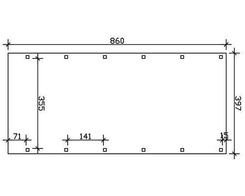 Schéma technique d''une plaque rectangulaire avec indications de dimensions.