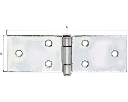 Metallscharnier mit Abmessungen