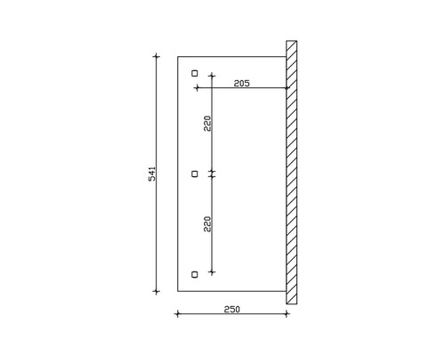 Dessin technique avec cotes pour un produit