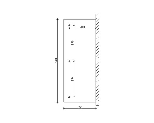 Dessin technique avec les dimensions d''un article