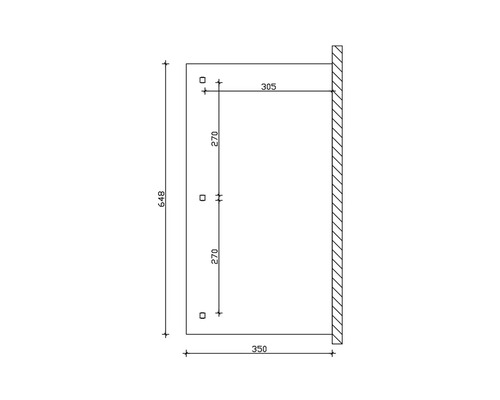 Dessin technique avec des dimensions