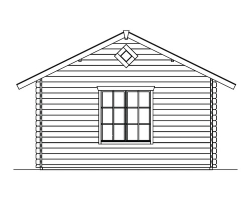 Illustration d''un abri de jardin avec fenêtre