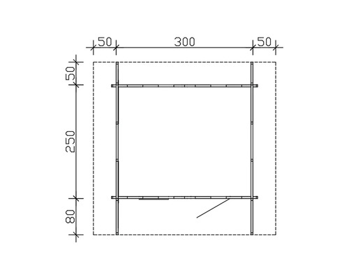 Plan d''un abri de jardin avec dimensions