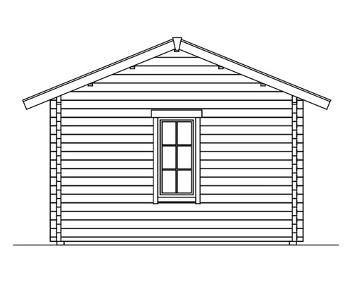 Image d''un abri de jardin avec fenêtre