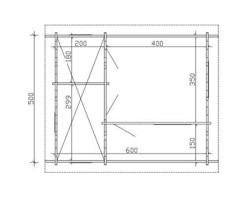 Plan d''un abri de jardin avec dimensions