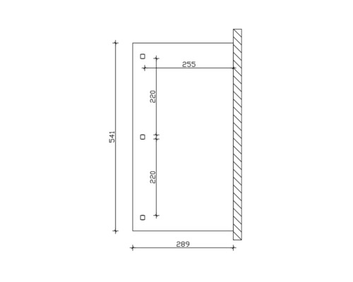 Dessin technique avec dimensions d''un produit