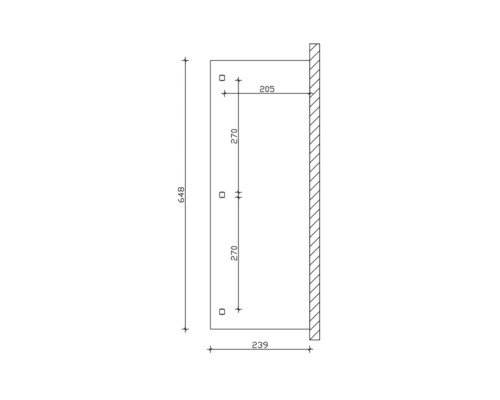 Dessin technique avec des cotes pour le montage