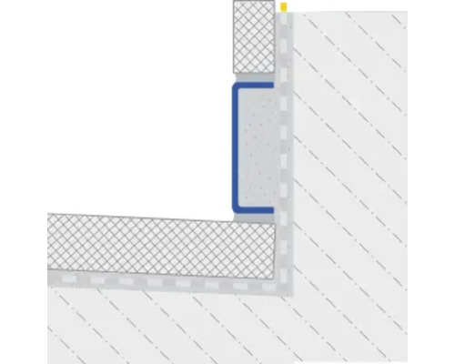 Vue détaillée d''une étanchéité de bâtiment