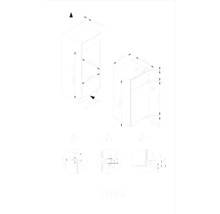 Réfrigérateur avec compartiment de congélation Candy CFBD 2450/5EH 54 x 144,6 x 54 cm réfrigérateur 169 l congélateur 36 l