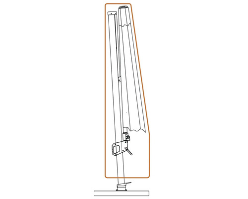 Housse de protection pour parasol de jardin