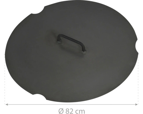 Abdeckung für Feuerschale mit einem Durchmesser von 82 cm