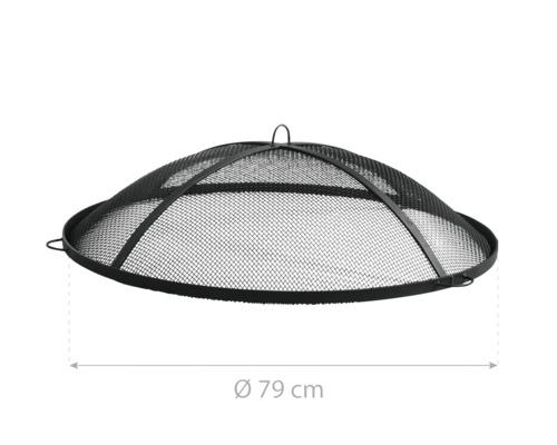 Funkenschutzgitter mit einem Durchmesser von 79 Zentimetern