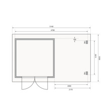Plan d''un abri de jardin avec dimensions