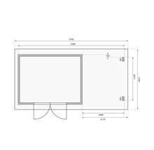 Plan d''un abri de jardin avec dimensions