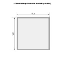 Abri de jardin Karibu Telse 2 213 x 197 cm gris terre cuite